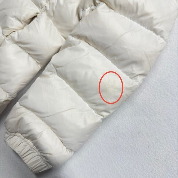 Polo Ralph Lauren Girls Down Puffer Hoodie Jacket Youth Size 5 White Pony - Picture 8 of 11